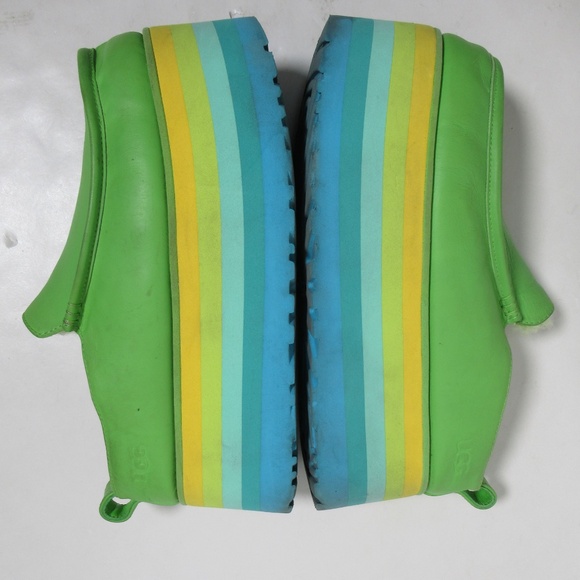 Ugg Unisex URSeen Platform Slipper Green Multi S/N 1157970 Size 9 USM / 10 USW - Picture 9 of 12